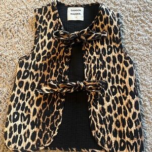 Damson Madder Leopard Print Women's Top